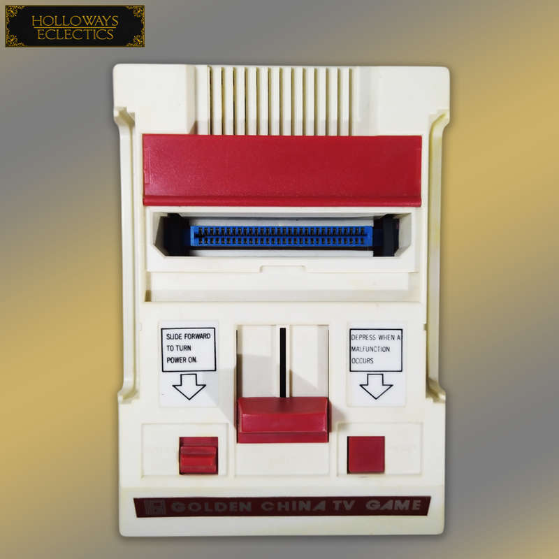 Vintage Golden China TV Game Station
