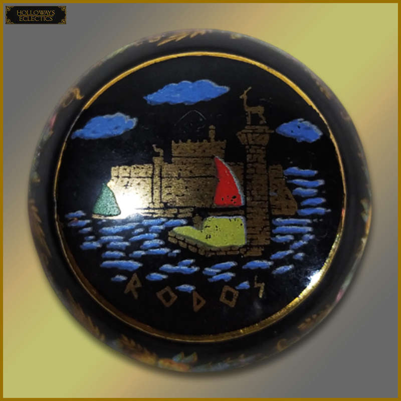 Vintage Greek Perfume Balm Pot