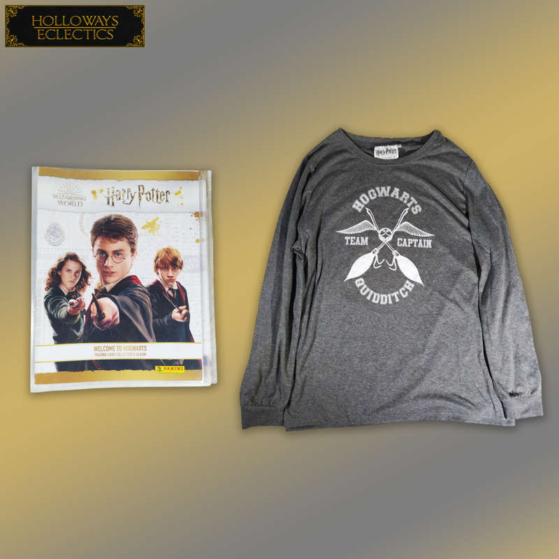 Harry Potter Collectable Cards And Long Sleeve Top