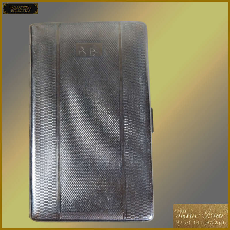Vintage Hans Bro Silverplated Cigarette Case