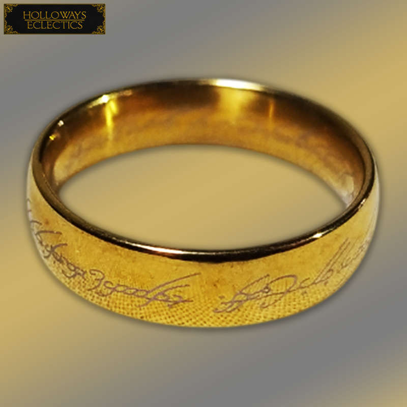 Lord Of The Rings Gold Plated Ring