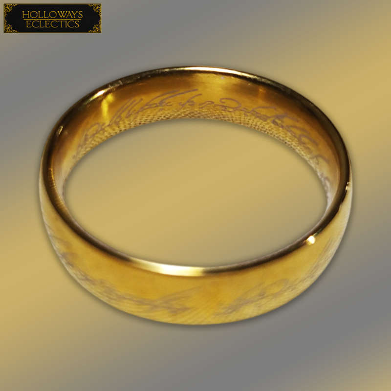 Lord Of The Rings Gold Plated Ring