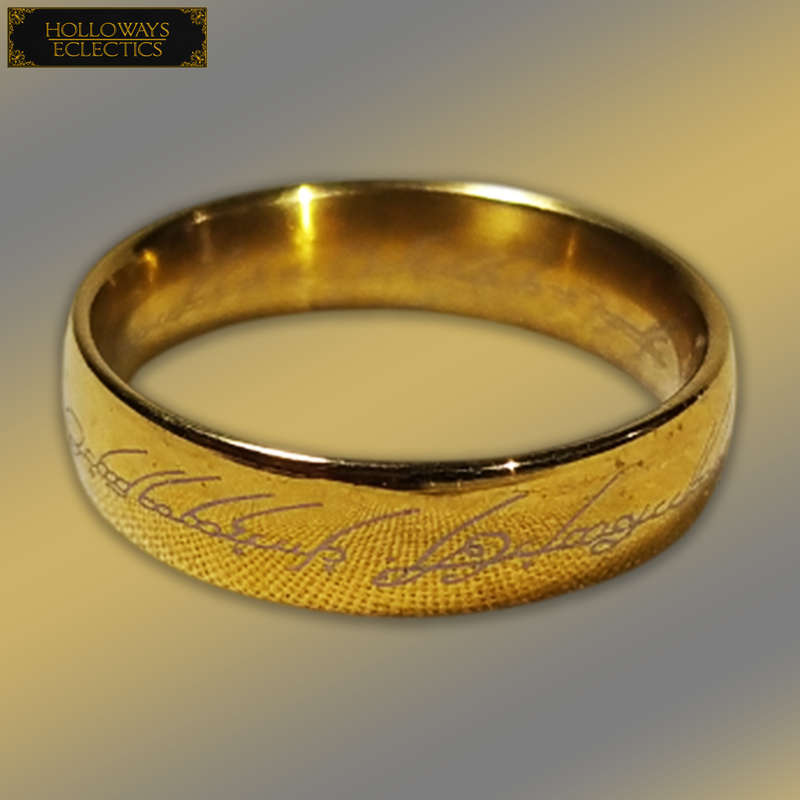 Lord Of The Rings Gold Plated Ring