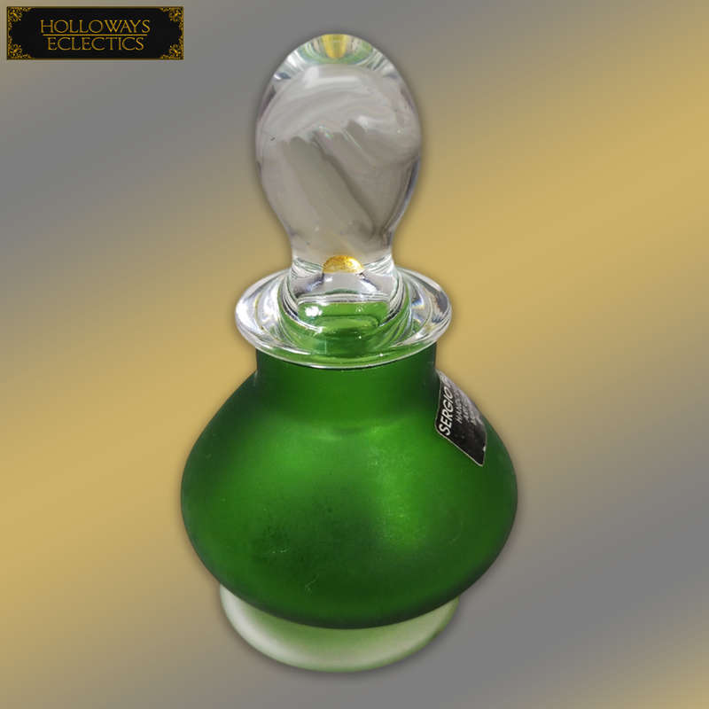 Vintage Sergio Talanti Murano Perfume Bottle Art Glass