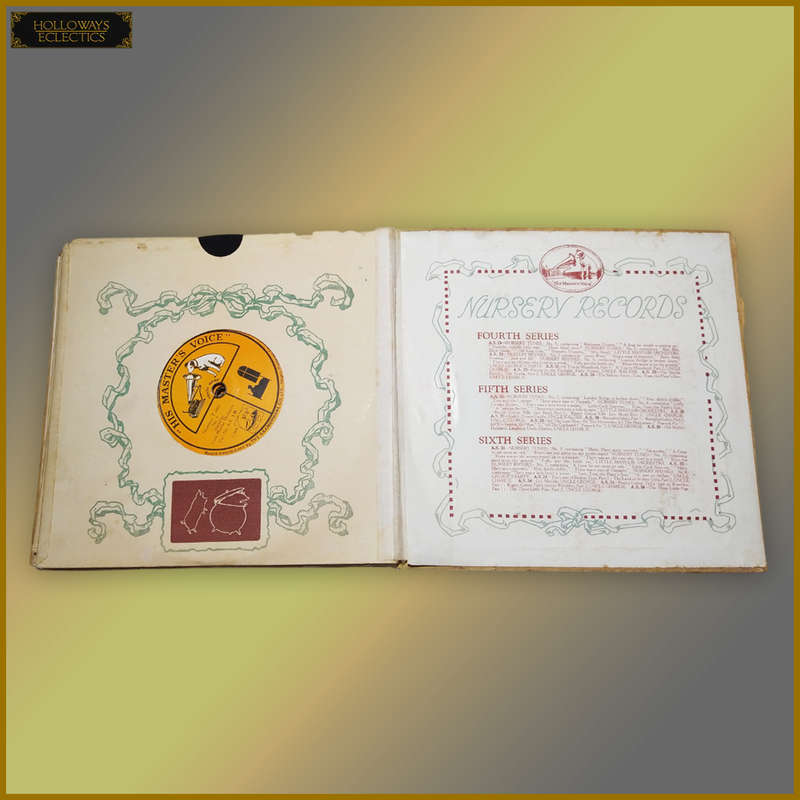 Rare Six Vinyl His Masters Voice Nursey Records