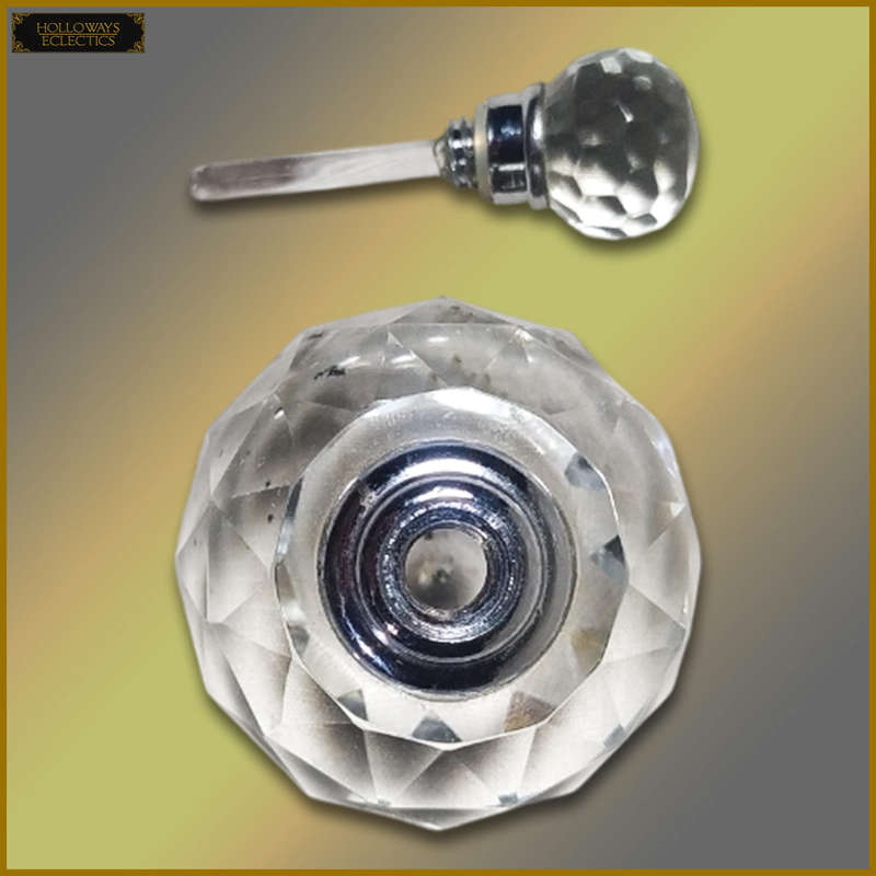 Vintage Crystal Glass Perfume Bottle