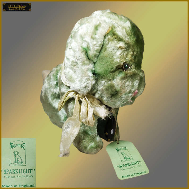 Rare Vintage Ealontons Sparklight Dog Teddy