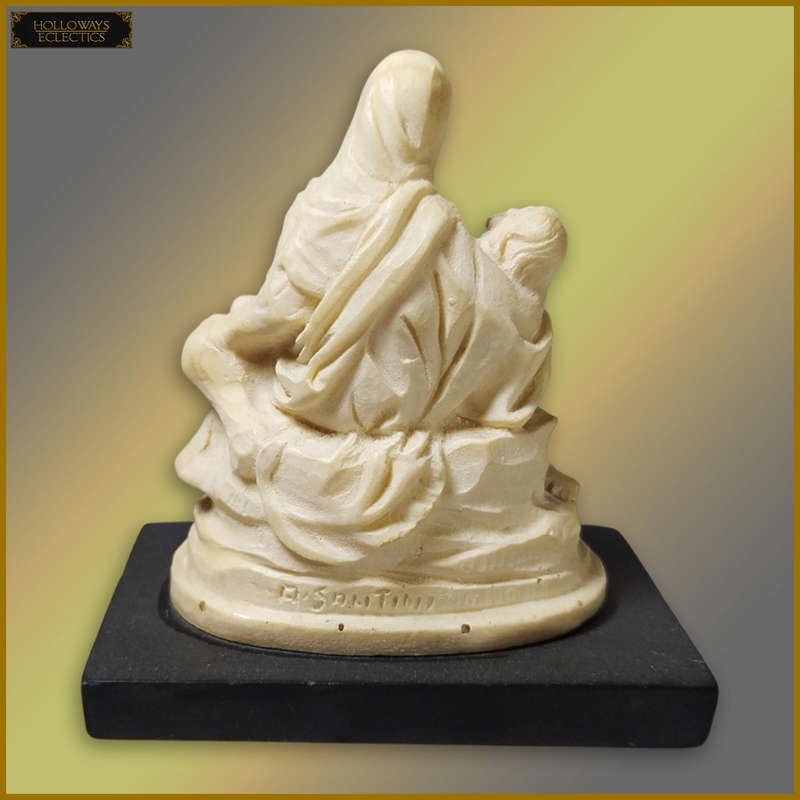 Vintage A Santini Mary And Jesus Statue