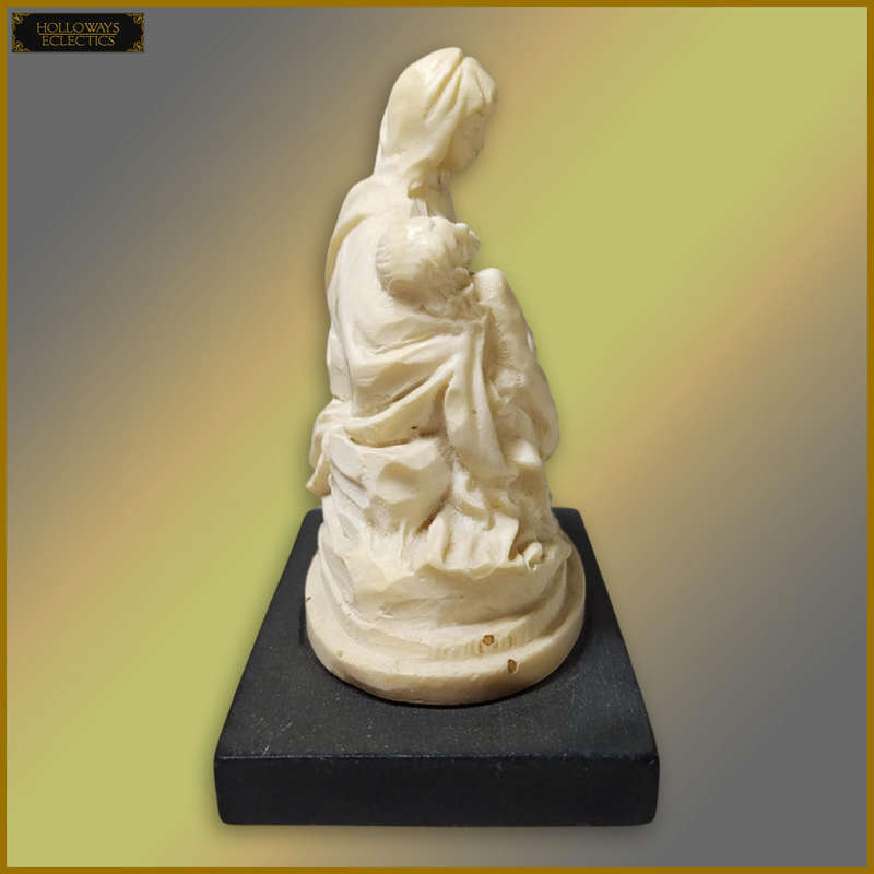 Vintage A Santini Mary And Jesus Statue