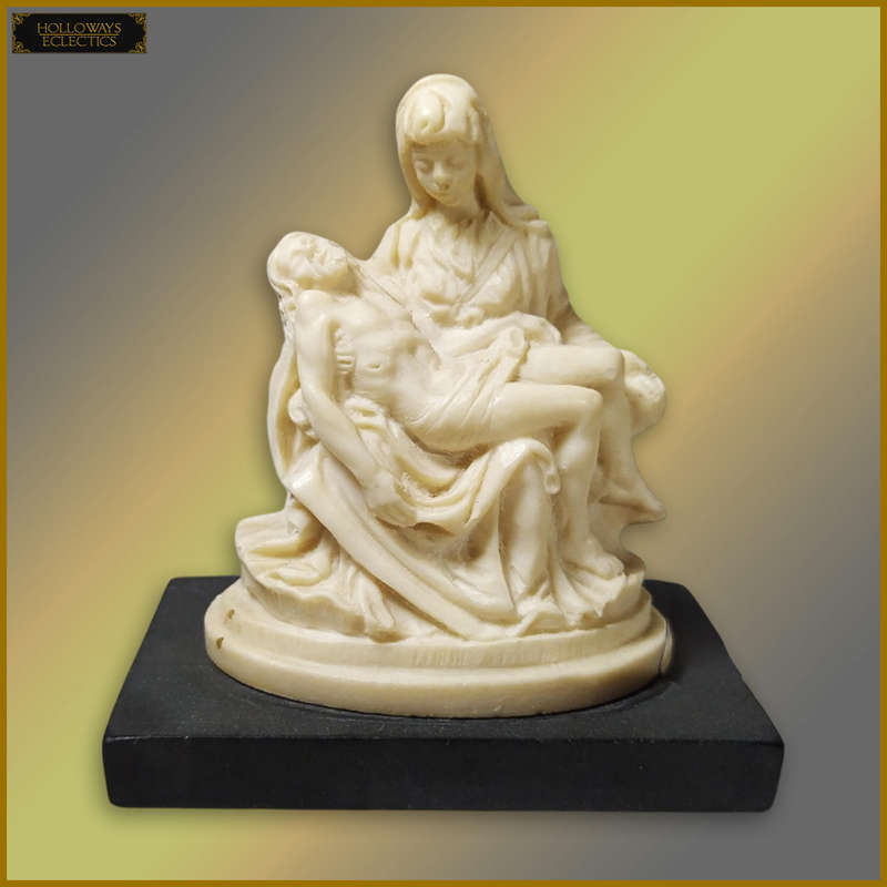 Vintage A Santini Mary And Jesus Statue