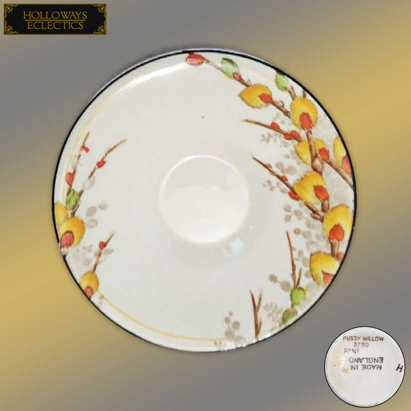 Vintage Pussy Willow Tea Cup And Saucer