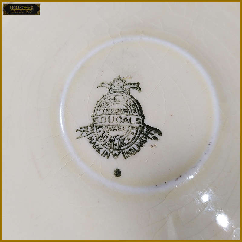 Rare Vintage Crown Ducal Porcelain Tea Set
