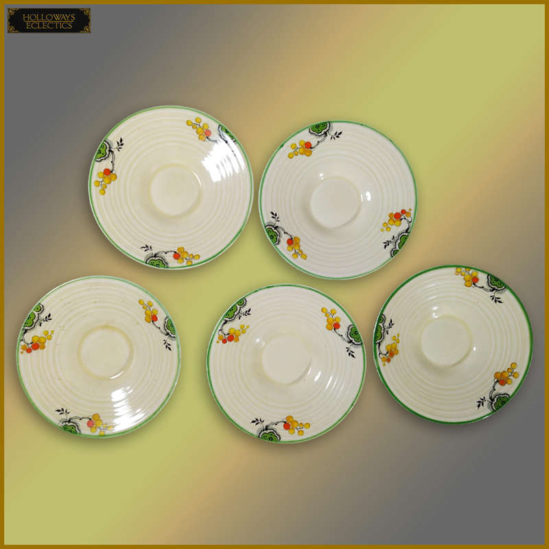 Rare Vintage Crown Ducal Porcelain Tea Set