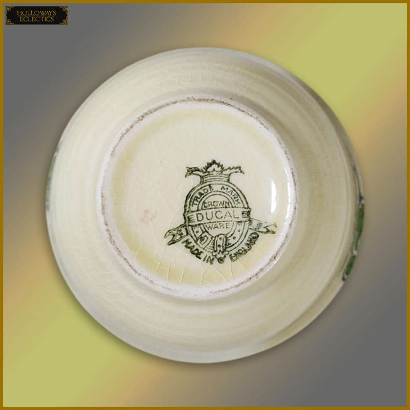 Rare Vintage Crown Ducal Porcelain Tea Set