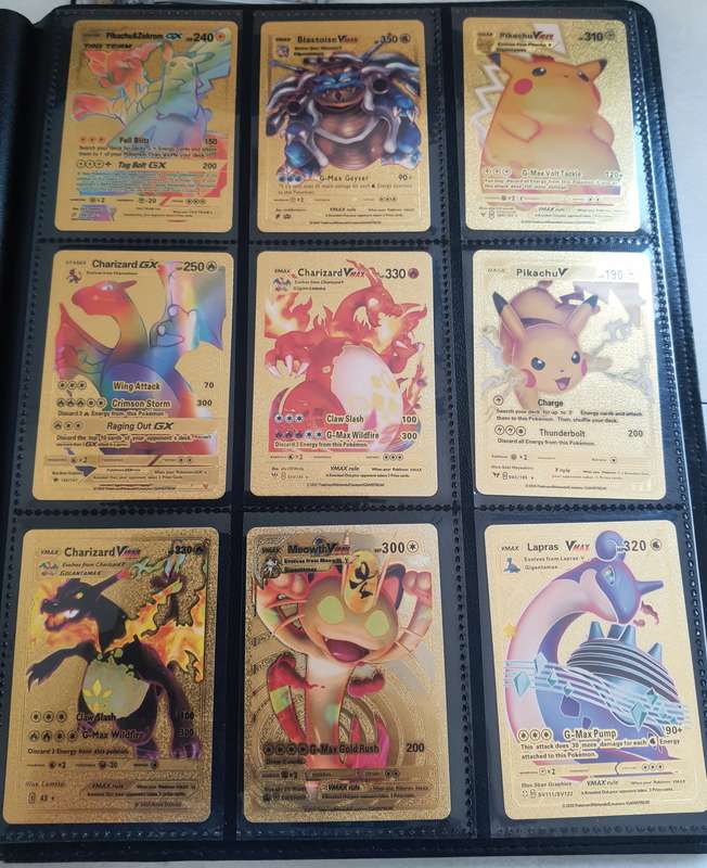 36 GOLD FOIL POKEMON CARDS