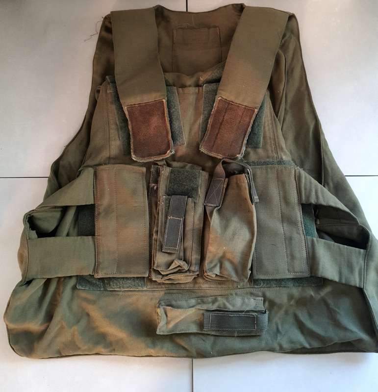 BATTLE JACKET VEST - NO PLATES HAS SOME WEAR