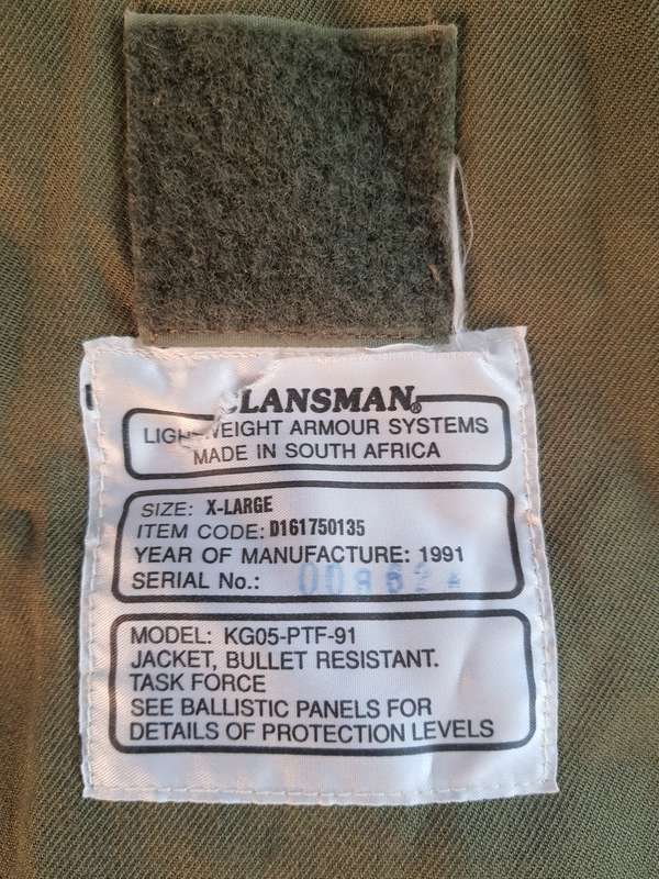 BATTLE JACKET VEST - NO PLATES HAS SOME WEAR