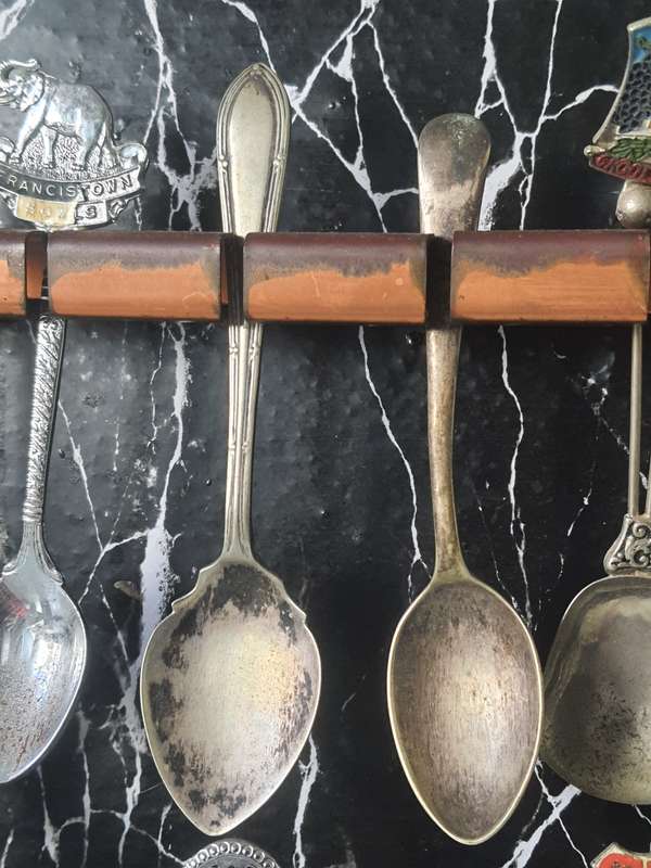 STUNNING SPOON COLLECTION WITH SPOON RACK