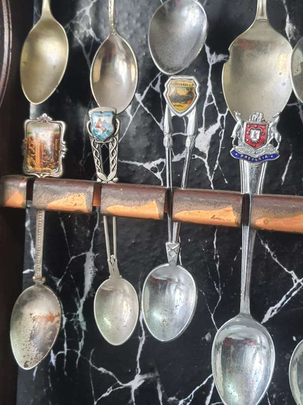 STUNNING SPOON COLLECTION WITH SPOON RACK