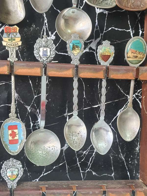 STUNNING SPOON COLLECTION WITH SPOON RACK