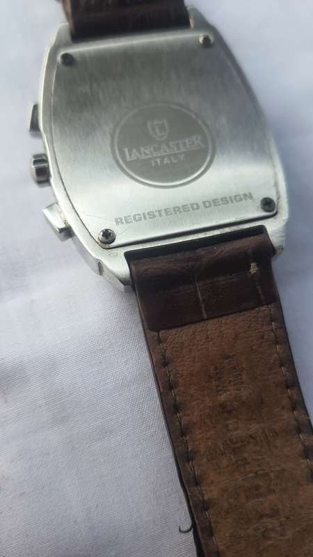 #3 Fine Jewelers Men's Lancaster chrono watch - made in Italy - Ref 0295 similar retail for 300$