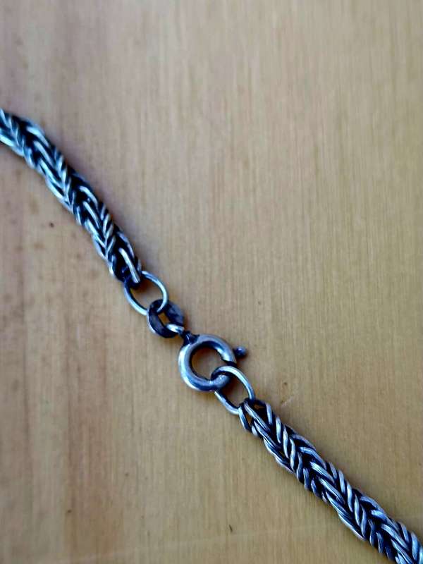 925 SILVER - HEAVY LONG NECKLACE