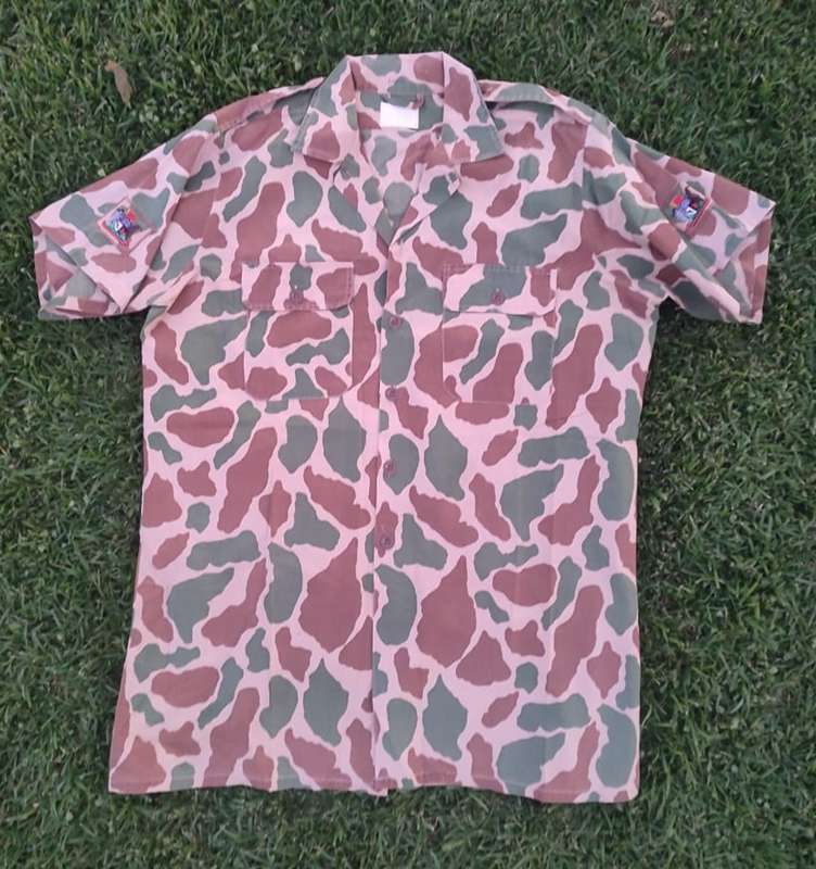 ULTRA RARE - IMACULATE CONDITION - GAZANKULU PATTERN CAMO - PRE 1994