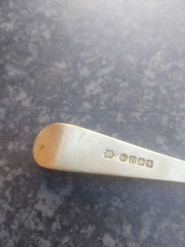 #14 ANTIQUE SILVER CUTLERY UP ON AUCTION