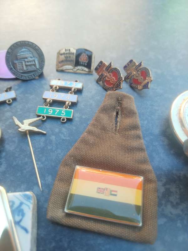 #16 - OLD ZAR MILLITARY PINS AND MUCH MORE
