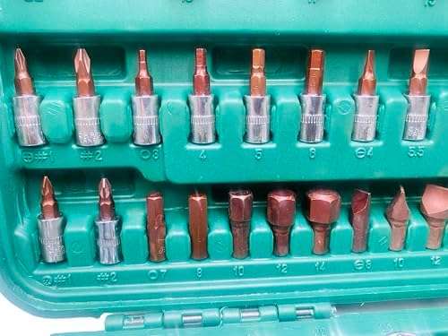108Pcs 1/2"-1/4" Dr. Socket Car Combination Tool Box Set, Socket Combination professional Car Repair