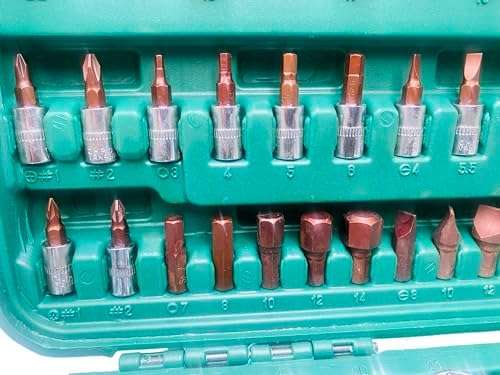 108Pcs 1/2"-1/4" Dr. Socket Car Combination Tool Box Set, Socket Combination professional Car Repair