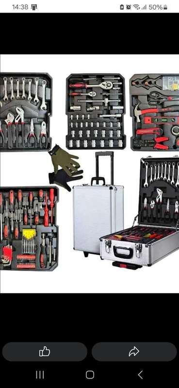Pinnacle Toolset 187 Piece & Aluminium Trolley Case