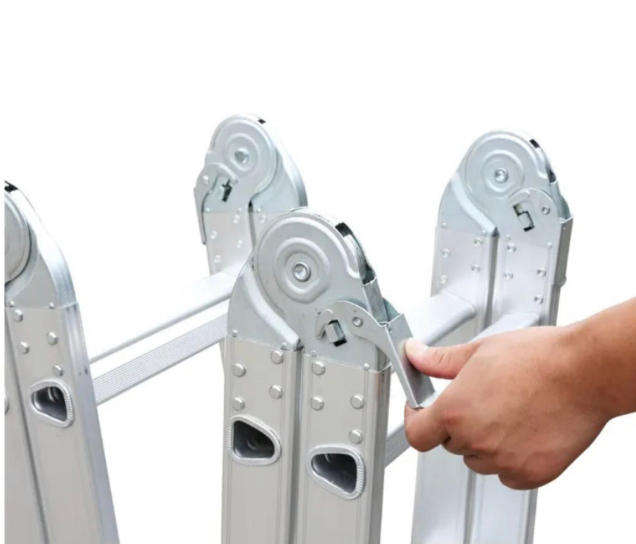 Aluminum ladder Safety Platform 4x4& 16 Steps Lightweight
