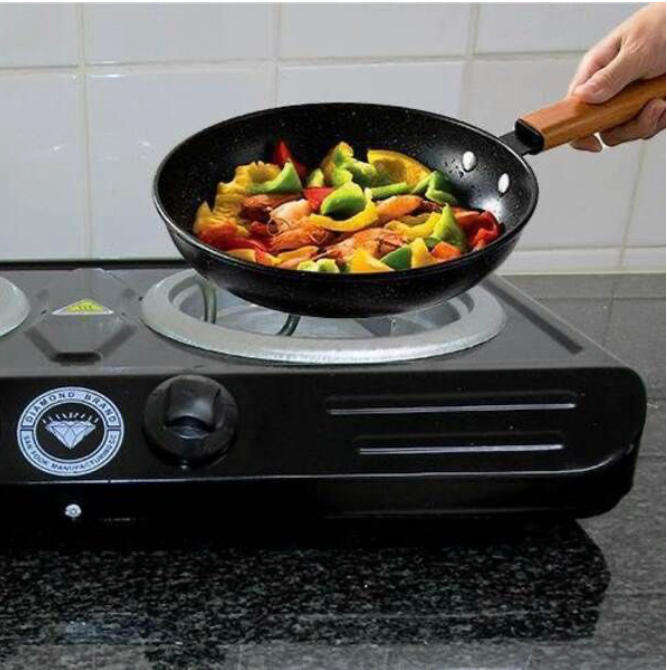Diamond - Double Electric Spiral Hotplate Stove