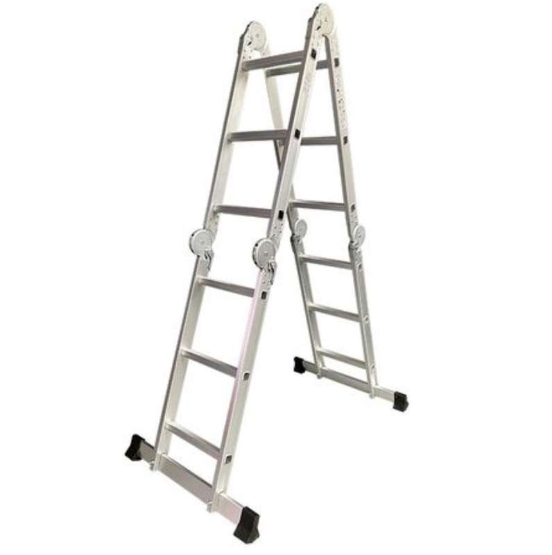 Aluminum multi purpose ladder 3.7m max 150kg