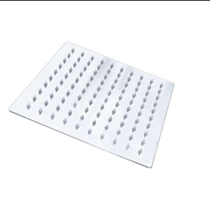 High Pressure Ultra-Thin Rainfall Shower Head - 25cm Square