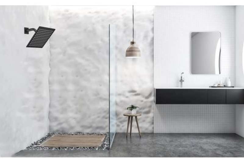 High Pressure Ultra-Thin Rainfall Shower Head - 25cm Square