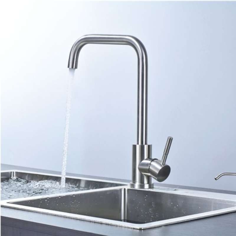 Kitchen Sink mixer Tap Square Curved
