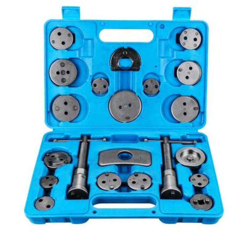 21 Piece Universal Brake Caliper Wind Back Tool Kit Set