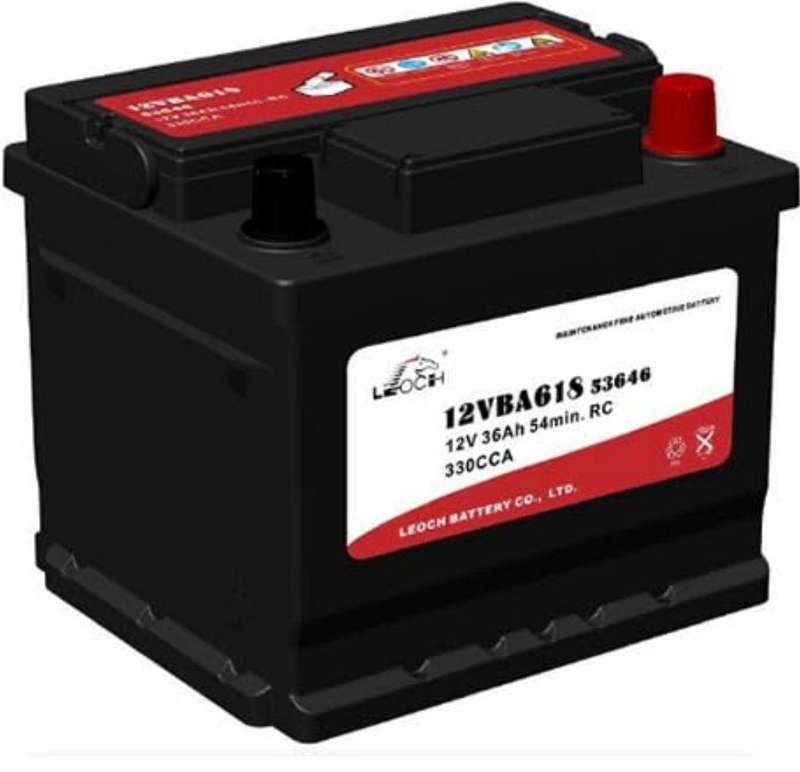 Leoch 12V 36Ah BA618 330A Flooded Maintenances-Free Car Battery