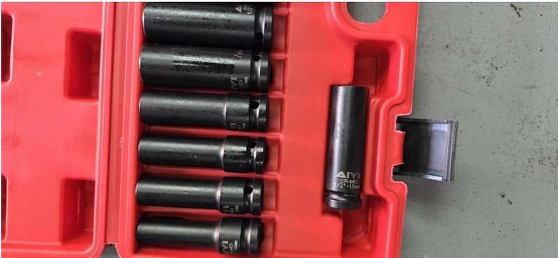 OMS 18 Piece Deep Impact Socket Set 1/2" Drive