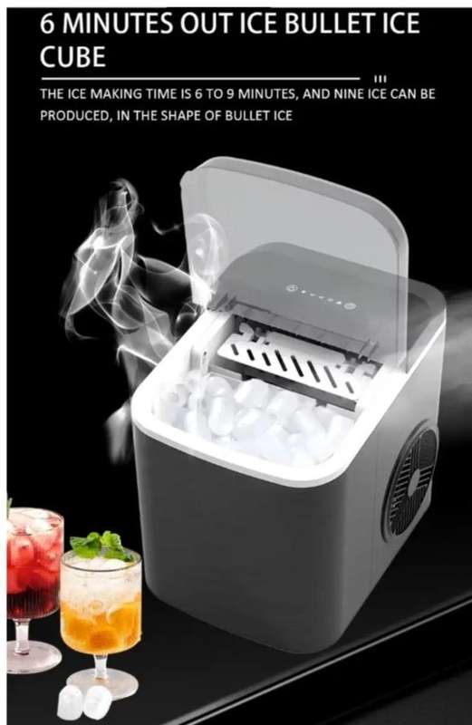 Automatic Portable Electric Round Ice Cube Maker