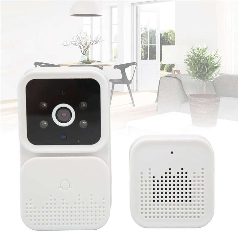 Rechargeable Phone Access Wireless Mini Video Two-Way Audio Doorbell Camera