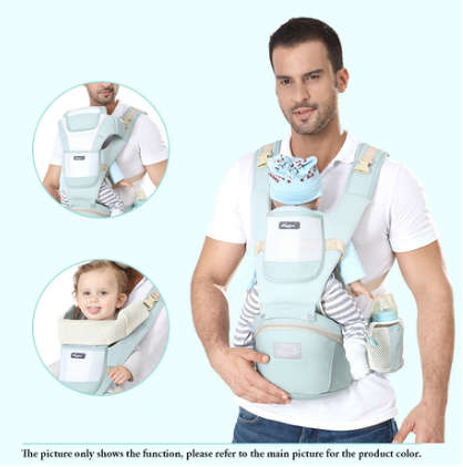 Baby Carrier Ergonomic Infant Carrier with Hip Seat - Pink