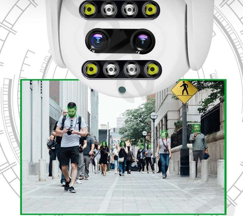 1080P HD Wireless Intelligent Panoramic Camera Q-S2000 - Open Box