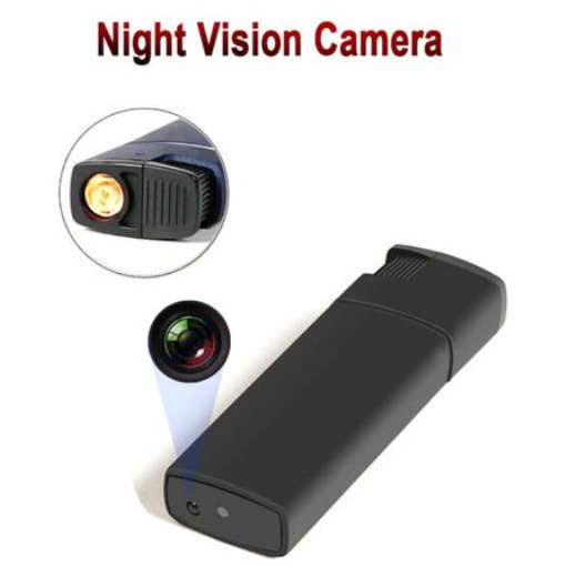 Portable Wireless Wifi Lighter Shaped Camera 1080P With "Lookcam" App - Open Box