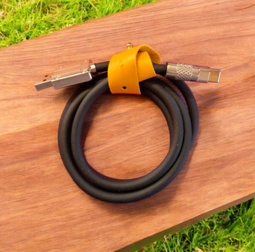 Durable Olesson Type-C Charging Cable - Black, Grey