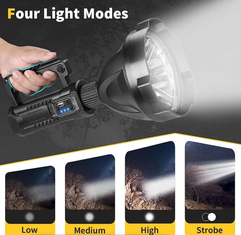 Multifunctional 25000W LED Pistol Light - Open Box