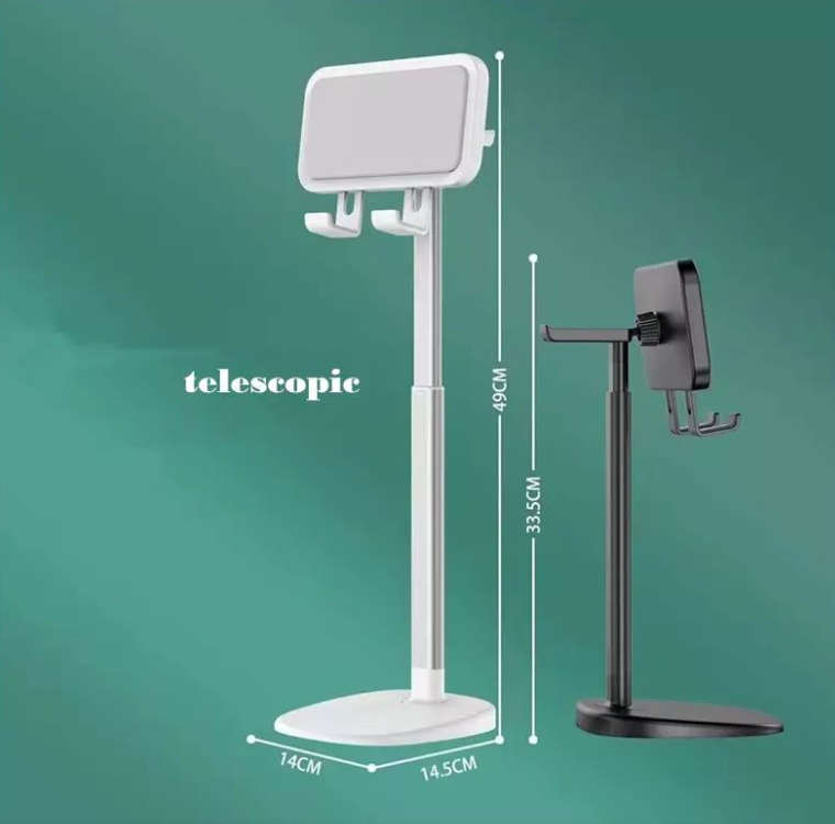Adjustable Up to 21" Surface Pro Stand, 360° Swivel Tablet Stand Q-ZJ201