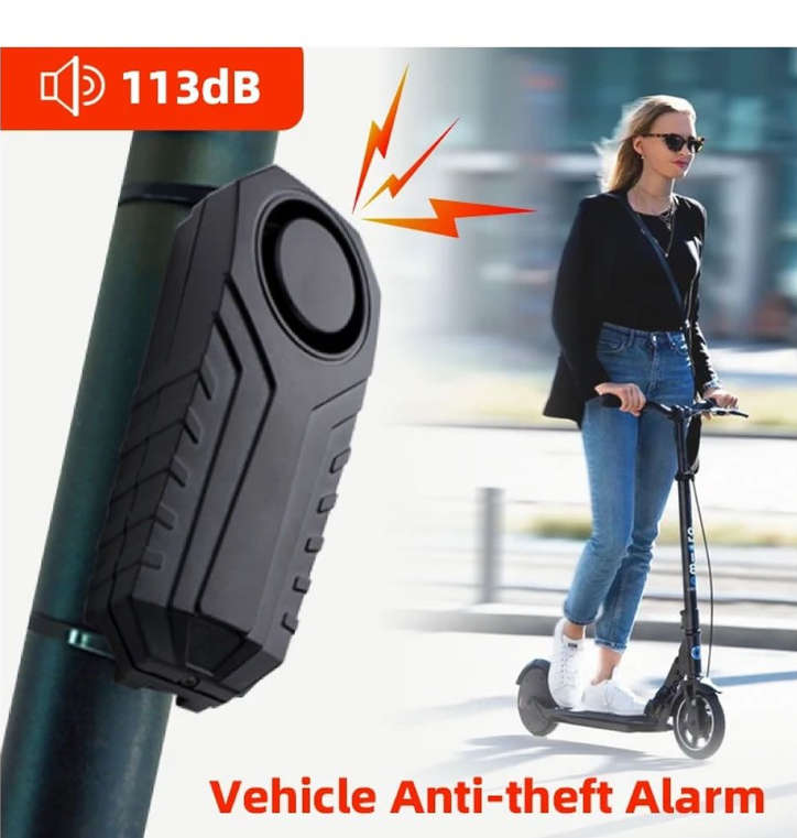 Sensitive Vibrator Detector Bike Alarm With Remote